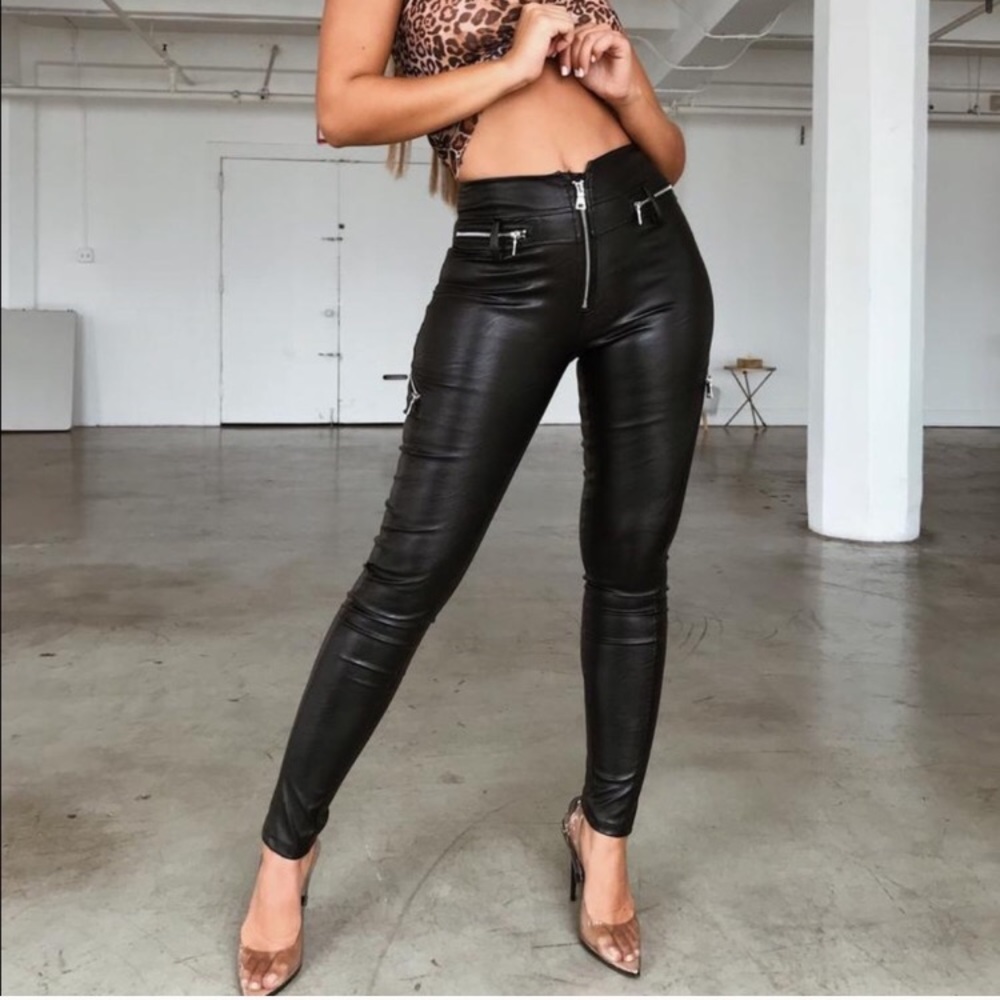 Tiger mist Lennon pant faux leather